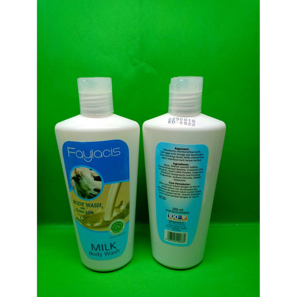 Faylacis Goat Milk Soap 250 ml Sabun Mandi Susu Kambing Putih