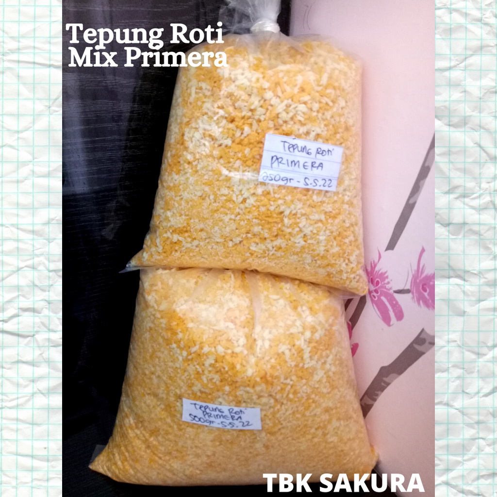 

Tepung roti mix 250gr / Panir mix kuning putih