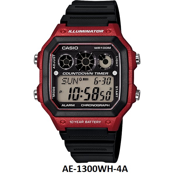 Casio Original AE-1300WH Series Jam Tangan Pria - Digital - Karet