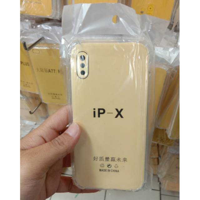 Anticrack ip X Case Silikon bening Iphone X