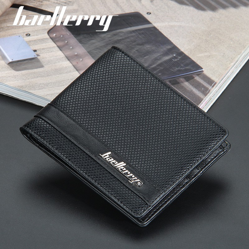 BAELLERRY D1862 Dompet Pria Bahan Kulit PU Leather Premium WATCHKITE WKOS