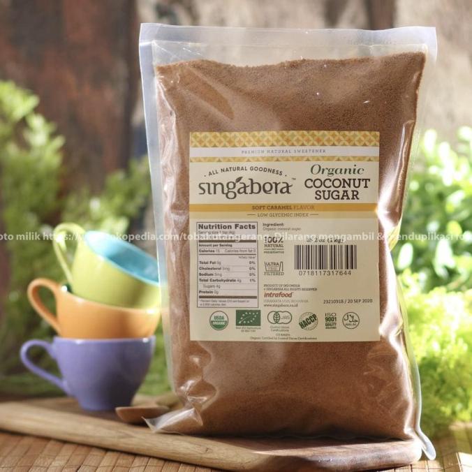 

Organic Coconut Sugar 1kg Gula Kelapa Organik Brown Sugar - Singabera