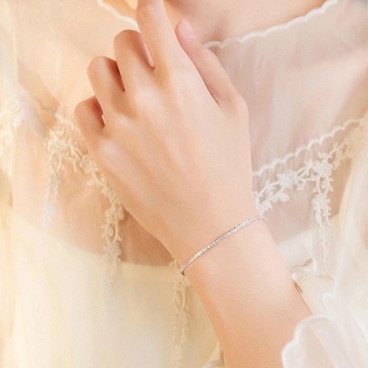 Gypsophila Korean version of simple niche small fresh wild bracelet 210807