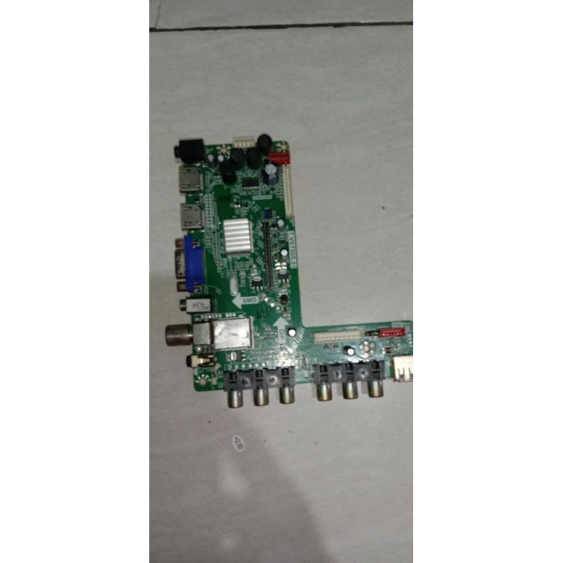Mb - Mainboard - Motherboard - Mesin Tv polytron PLD32D758 - 32D758