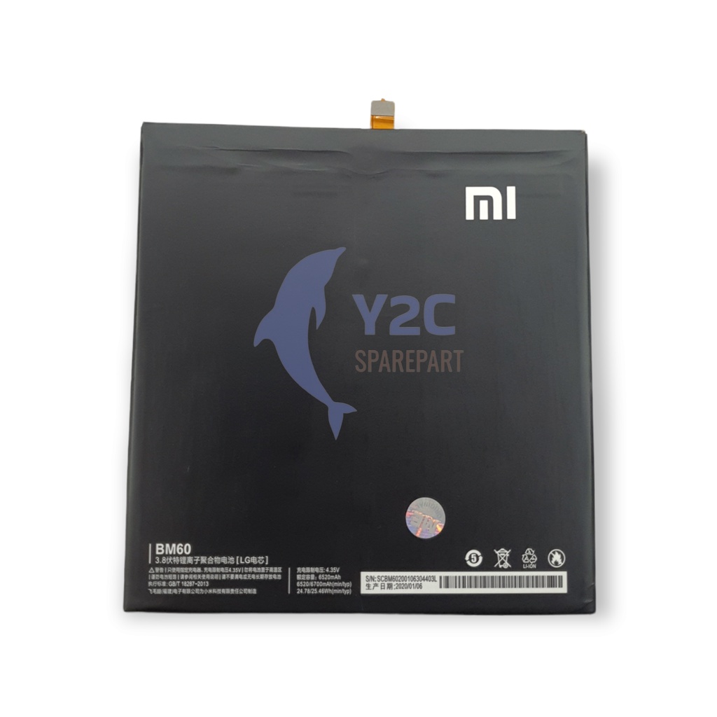 BATERAI XIAOMI MI PAD 1 / MIPAD 1 / BM60 ORIGINAL OEM / BATRE BATERE BATRAI BATREI