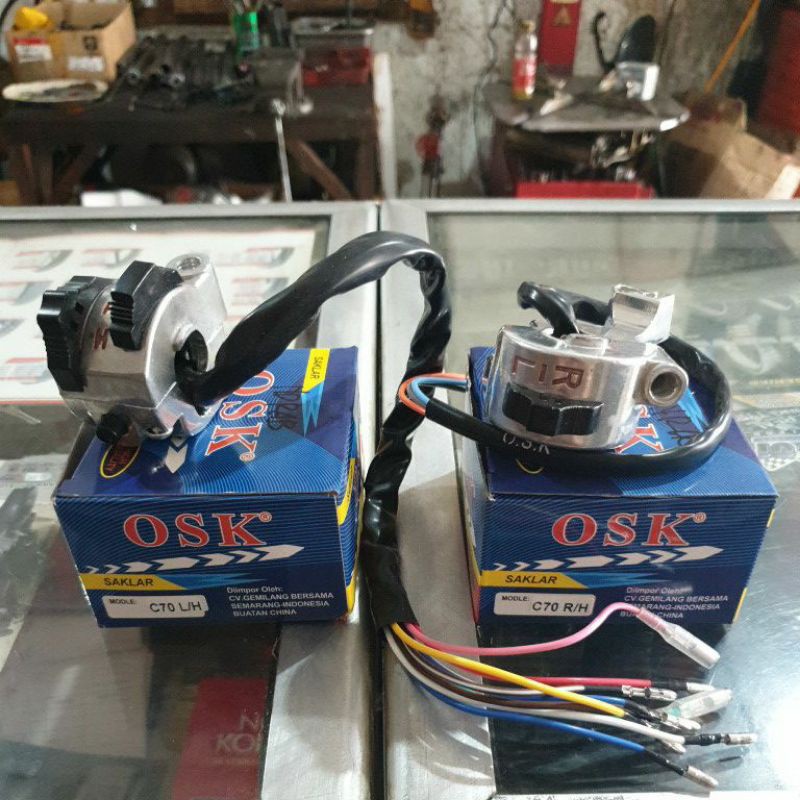 saklar kanan dan kiri motor c70 merk osk