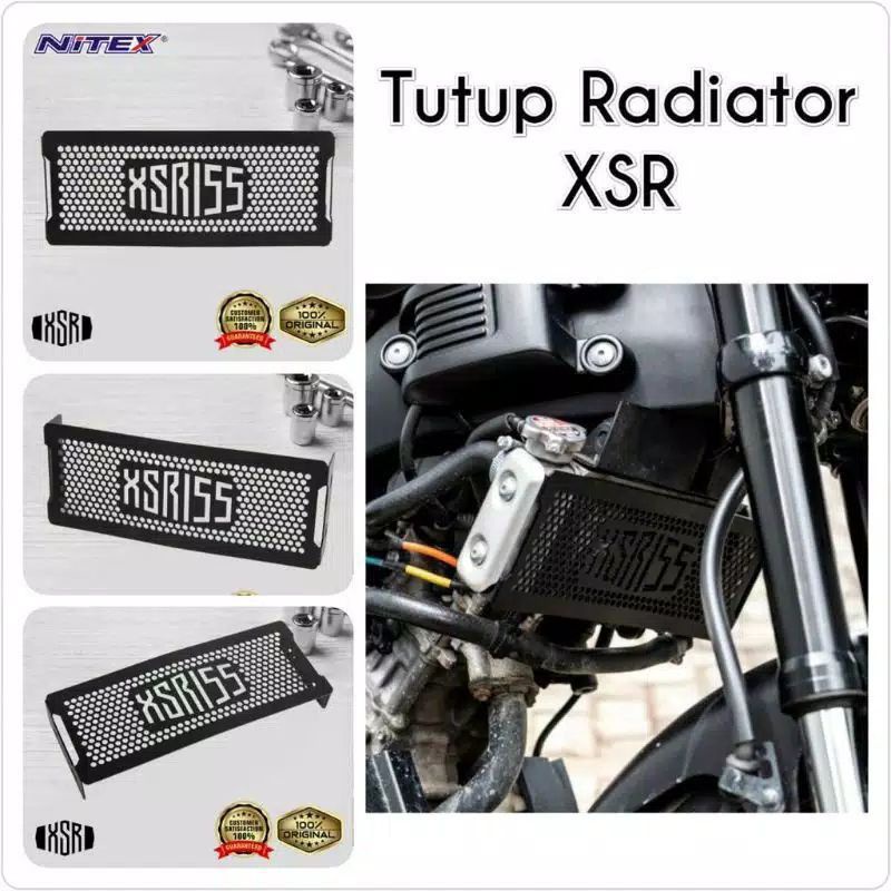 COVER RADIATOR XSR/ TUTUP RADIATOR XSR 155 ALUMINUM CNC