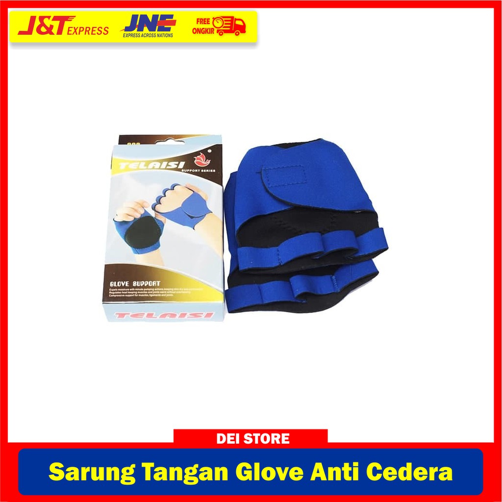 (BISA COD) Sarung Tangan Pelindung Glove Support / Sarung Tangan Olahraga anti Cedera dan elastis