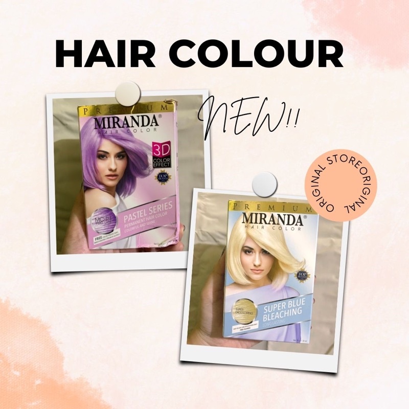 MIRANDA HAIR COLOUR SUPER BLEACHING PASTEL SERIES