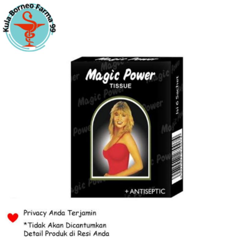 Tissue - Tisu Magic Power Hitam