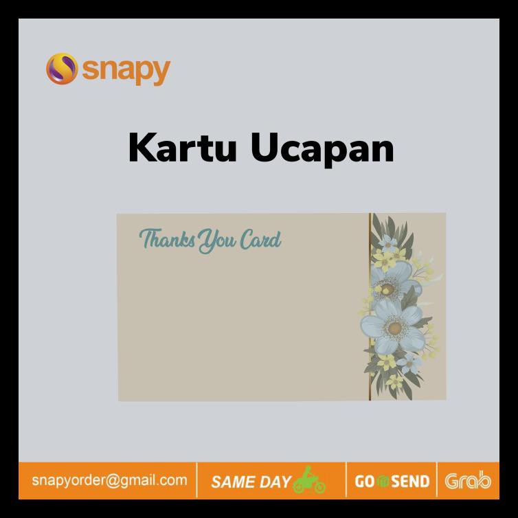 

KARTU UCAPAN SOUVENIR TERIMA KASIH THANKS CARD ULANG TAHUN PERNIKAHAN - 1 SISI, NON LAMINATING