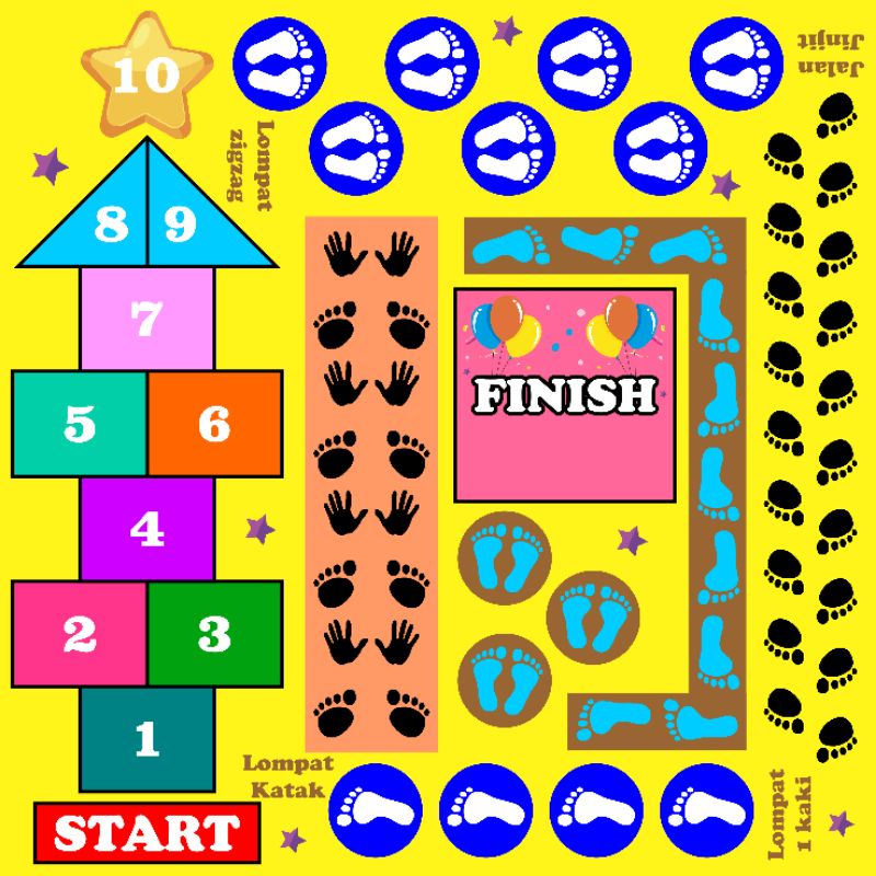 Playmat - Permainan Motorik Kasar Untuk TK / Pribadi