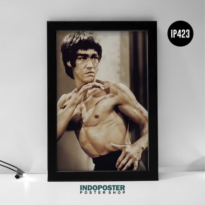 Poster Bruce Lee Training