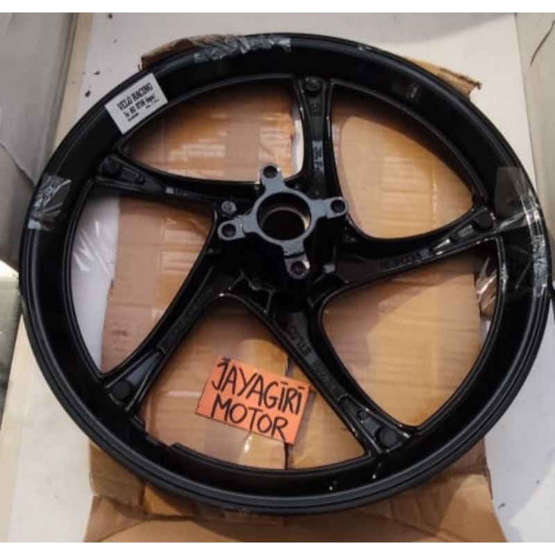 Velg Ban Depan MIO Hitam Pelg Pelek Veleg Ring Pelak Velek Velk Pelk Rim Trim Motor Bebek Belakang P