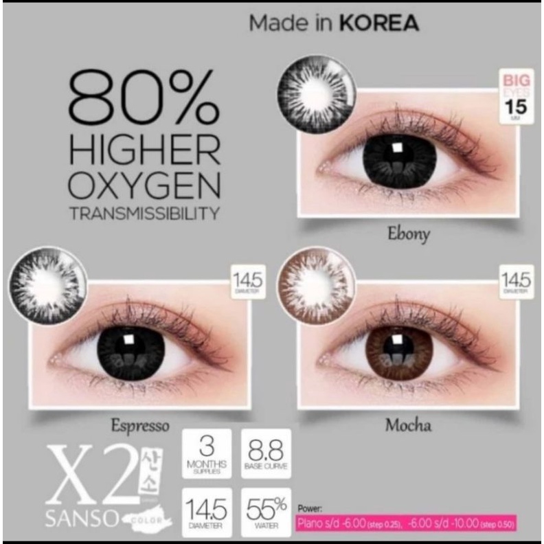 Softlens X2 Sanso black new/soflens x2 sanso black