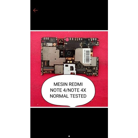Mesin Redmi Note 4/4x Ram 3/64 Mediatek
