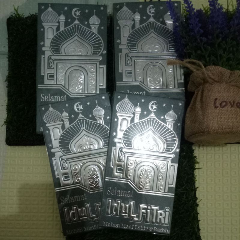 

Amplop lebaran idul fitri Hologram mewah 10pcs