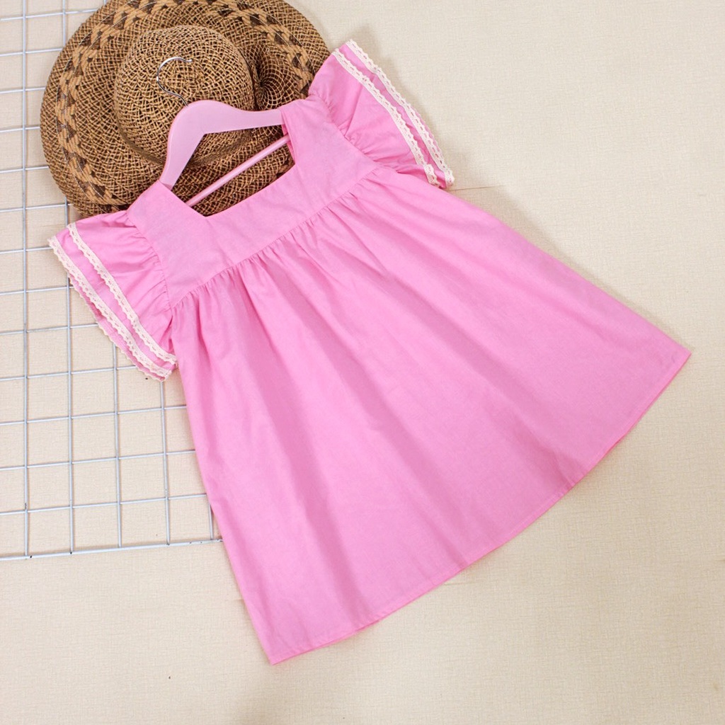 TokoMilkan - Dress Anak Perempuan QUENZA Umur 2-6 Tahun Bahan Katun Paris