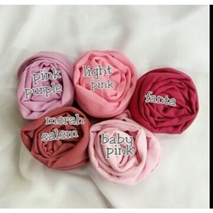 [ COD ] Bella Square 40 Warna Hijab Segiempat pink purple/light pink/fanta/baby pink/merah salem