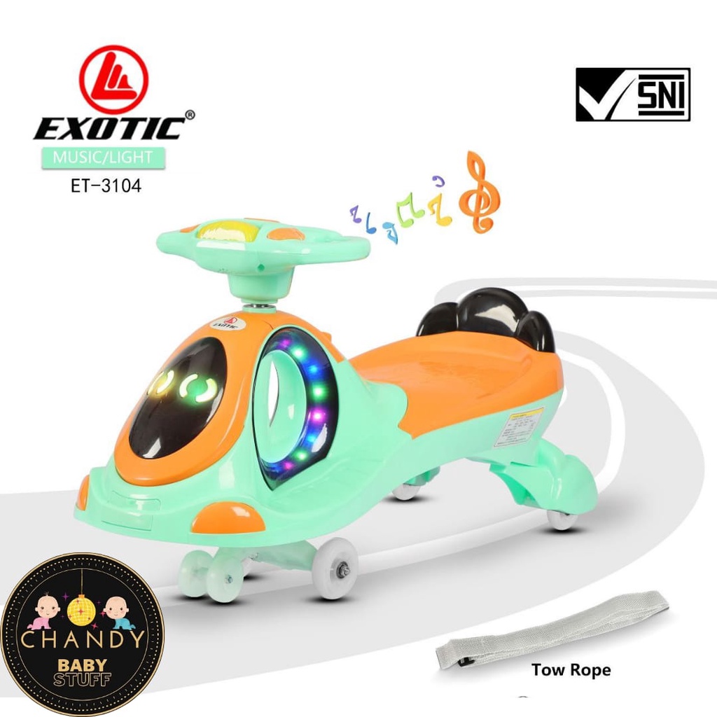 SWING CAR ET-3104 EXOTIC RIDE ON TOYS