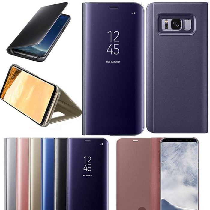 FLIP COVER MIRROR STANDING REDMI NOTE 5A 5PRO 7 8 8PRO
