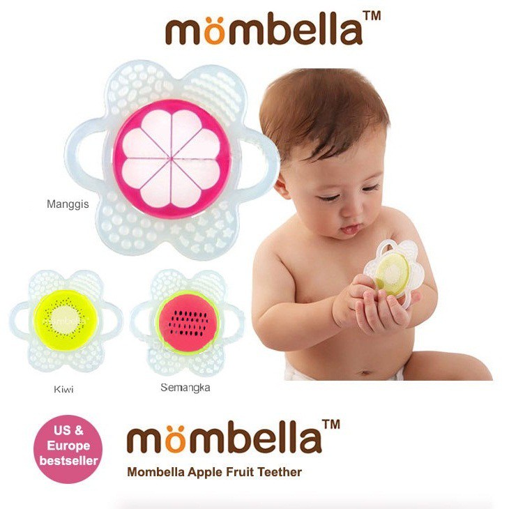 MOMBELLA FLOWER TEETHER FRUIT / TEETHER / GIGITAN BAYI