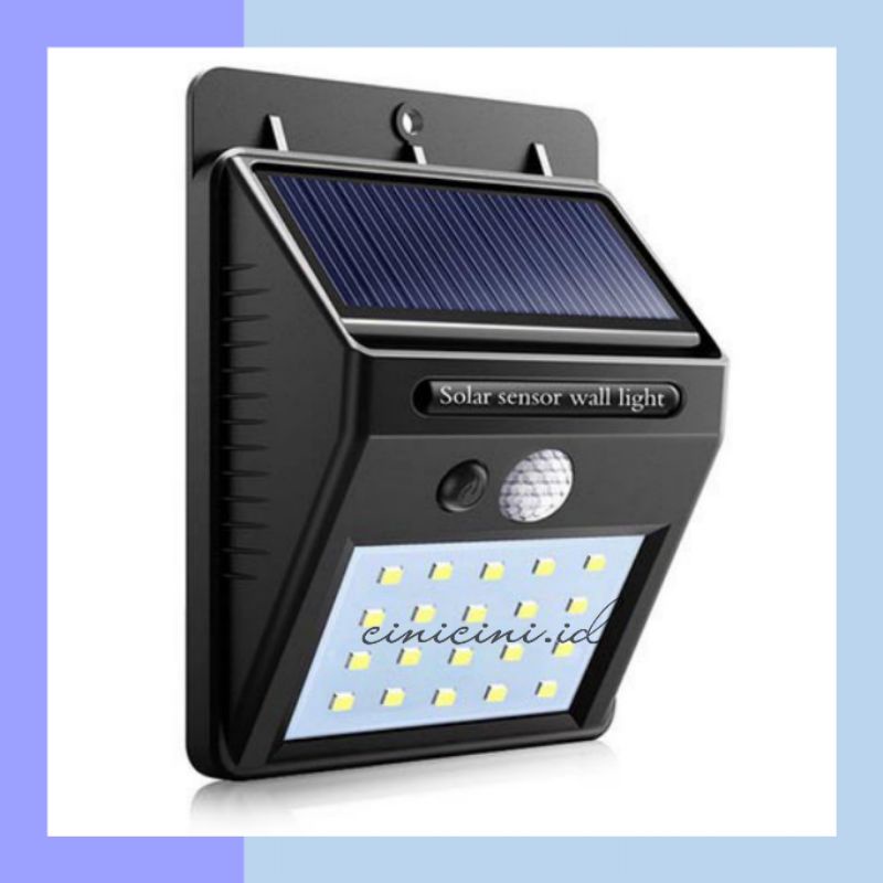 [ CC ] Lampu  Sensor Otomatis / Lampu Solar Powered Led wall light