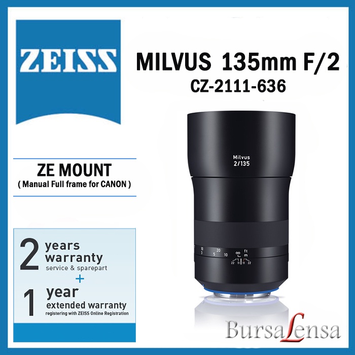 Zeiss Milvus 135mm F/2