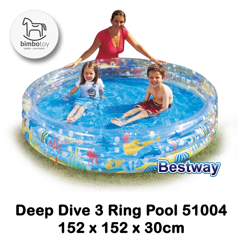 Bimbozone - Bestway Kolam Renang Coral Pool Kids Baby Pool Princess Mickey 51008 51009 51004 91018