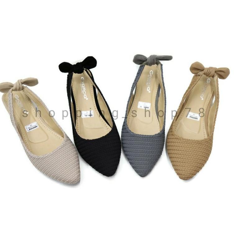 ↓ Sepatu Selop Wanita Flat Shoes Gratica MA 44 KWE21