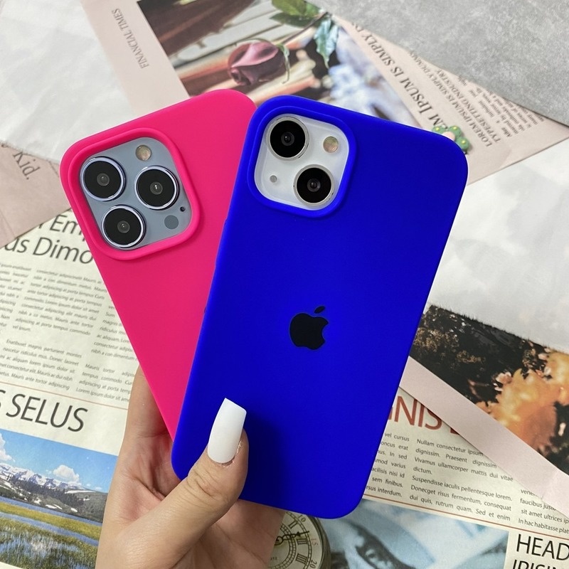 Soft Case Bahan Silikon Untuk Iphone 13 12 11 Pro X Xs Max 6s 7 8 Plus