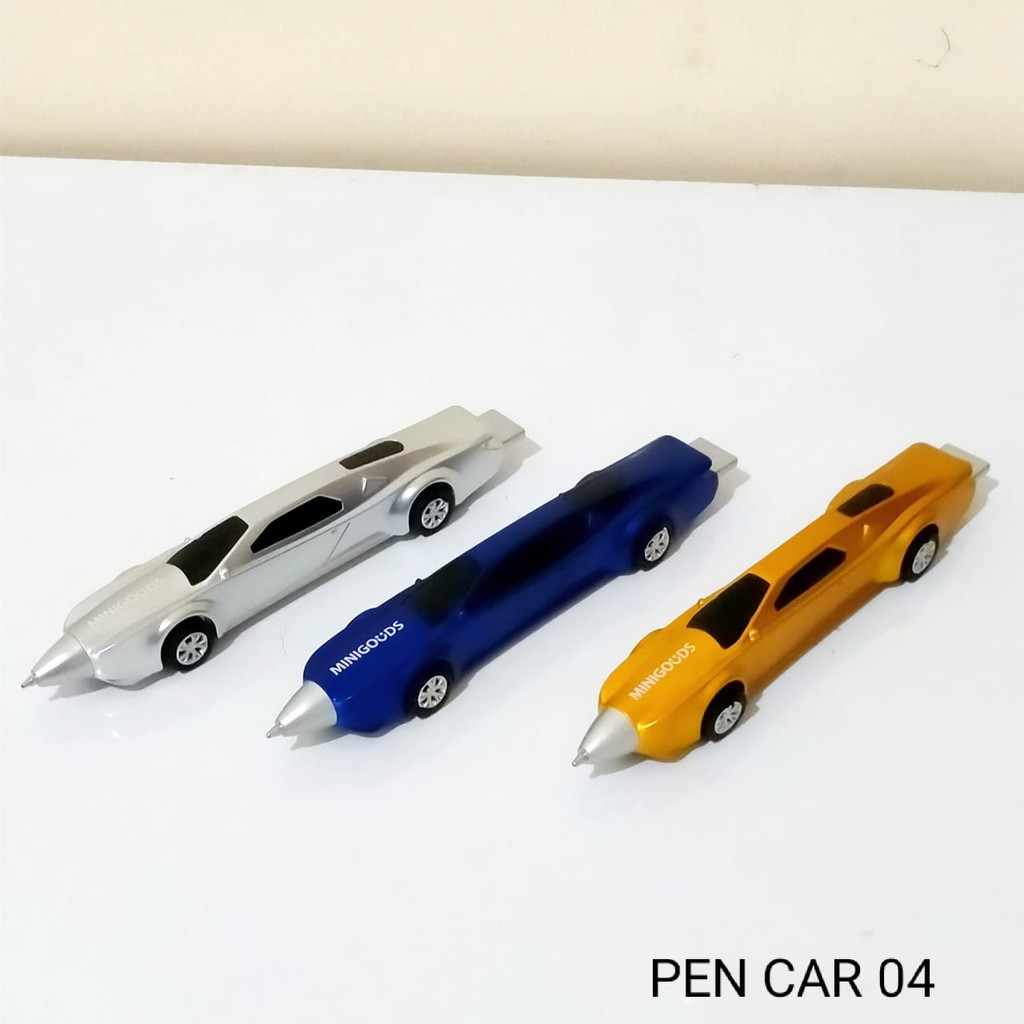 Pulpen Lucu & Unik  Pulpen Mainan Mobil Cute Car Tinta Biru-Model 4