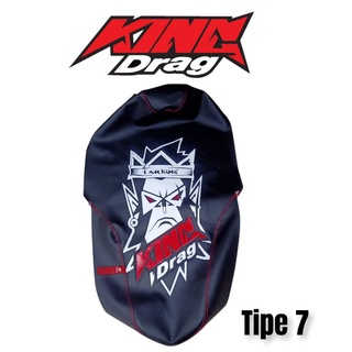 Jual sarung jok motor king drag bahan original sudah jahitan beat all
