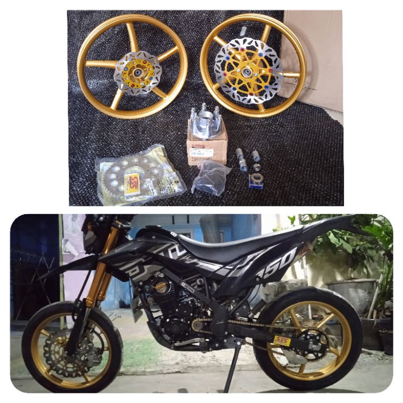 VELG D'TRAKER/KLX/CRF/R15V3 MODEL RCB VROSSI