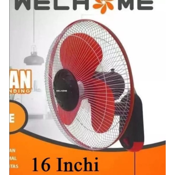 Kipas Angin Dinding / Wall Fan 16 inch WH - 1663 E Murah