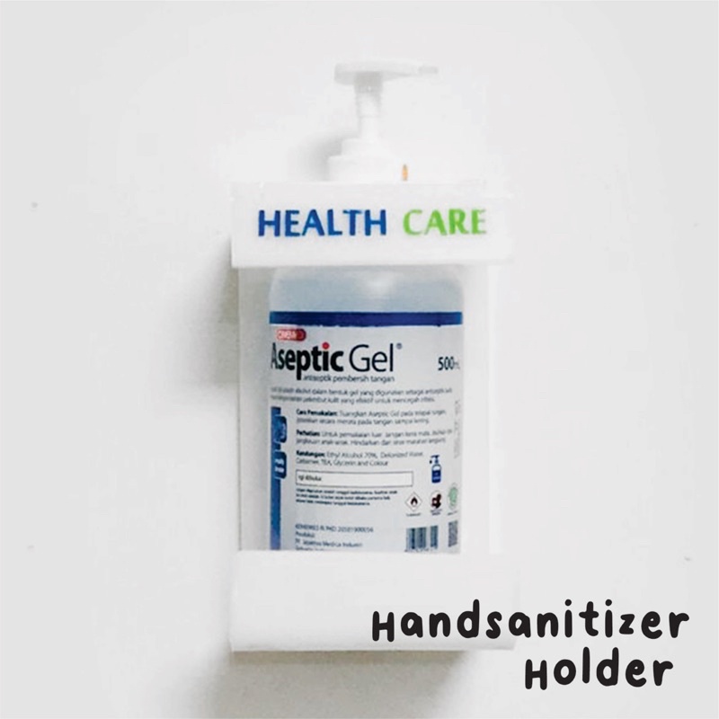 Dudukan Botol Hand Sanitizer 500 ml | Handsanitizer bottle holder Acrylic