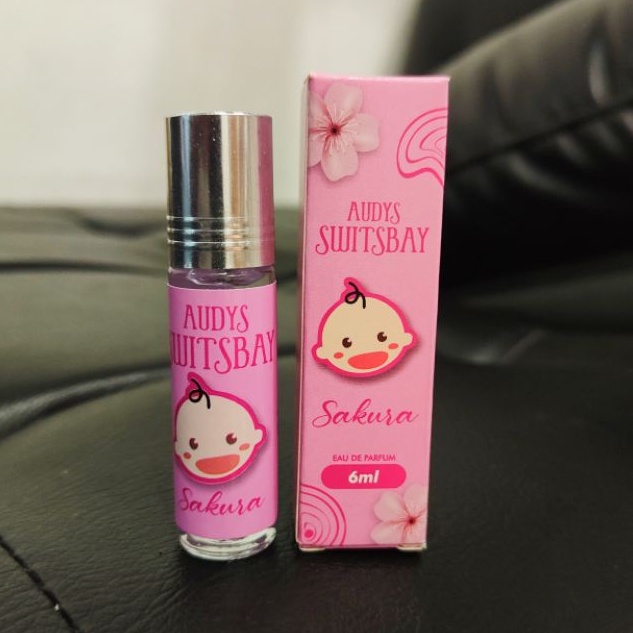 Parfum Switsbay Roll on sakura 6ml parfum Switsbay sakura no alkohol parfum wanita parfum pria parfum baby