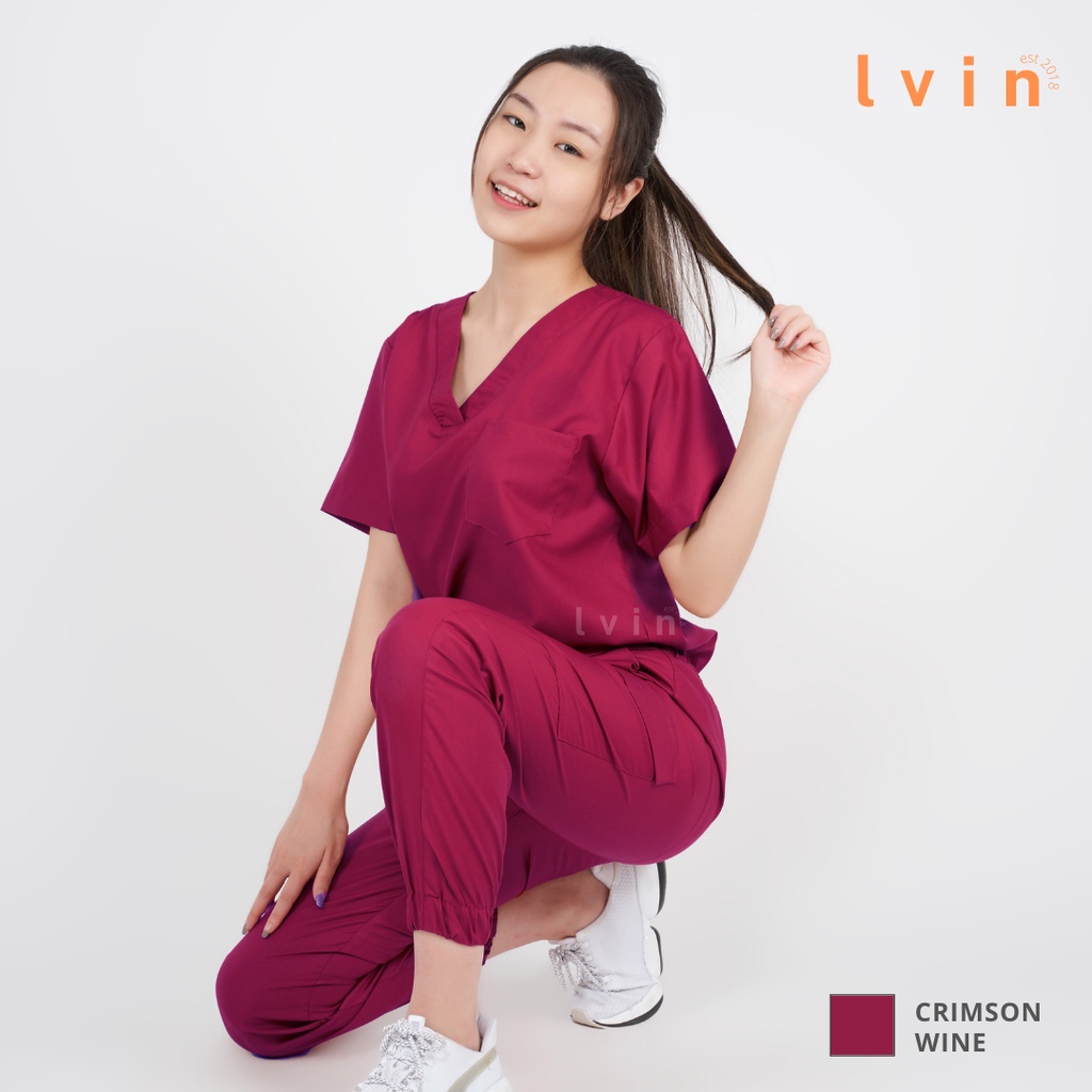 [ Lvin ] Vol I -  Baju OKA Joger / Baju Jaga / Set Baju Celana Jaga Oka / Dokter Lengan Pendek / Baju OK / Fun Series