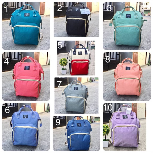 Tas ANELLO diaper Bag GEN 3 POLOS UPGRADE BOTOL SUSU