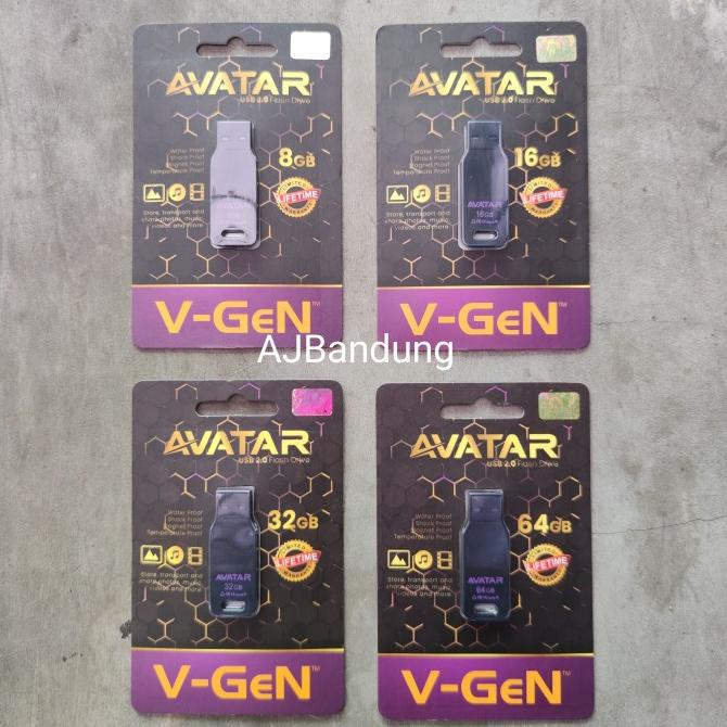 Ori Flashdisk Vgen Avatar 8Gb 16Gb 32Gb 64Gb Flashdisk V-Gen Original