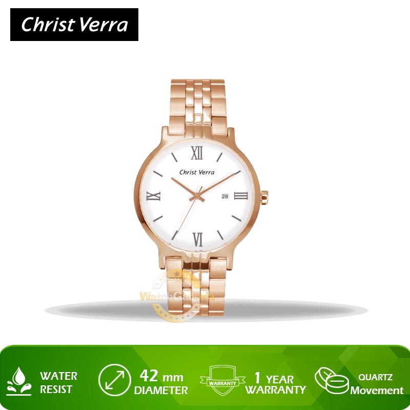 Jam Tangan Christ Verra CV 71106G-15 SLV Original Murah