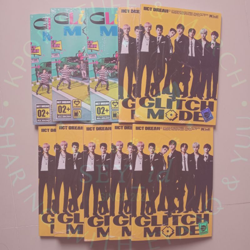[GObySEY_id] ALBUM GLITCH MODE NCT DREAM READY STOCK Photobook Ver & MD