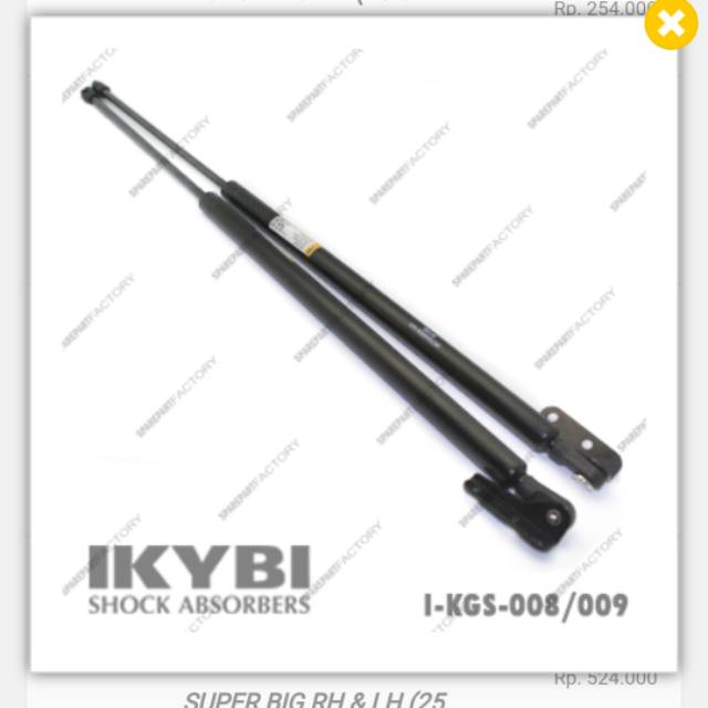 Shock bagasi kia pregio/travello/super big