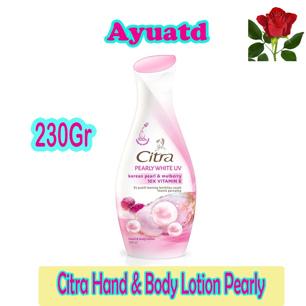 Citra Hand Body Lotion Pearly White 210ml