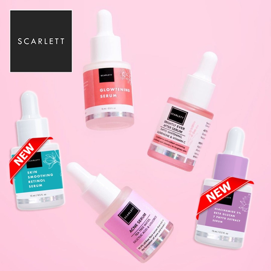 SCARLETT WHITENING RETINOL SERUM - NIACINAMIDE SERUM 15ML BPOM