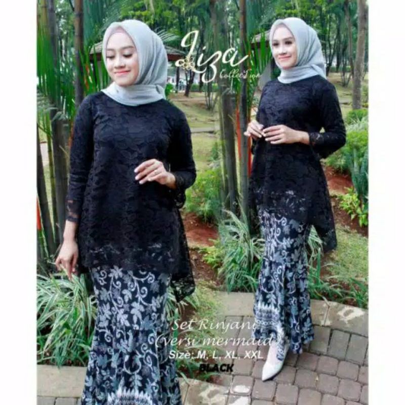 SETELAN KEBAYA RINJANI ROK DUYUNG / KEBAYA BIANCA JUMBO / SET KEBAYA BROKAT