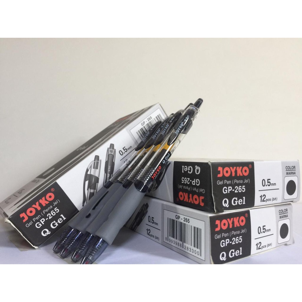 

Gel Pen / Pulpen / Pena Joyko GP-265 / Q Gel / 0.5 mm (Buy 2 get 1)