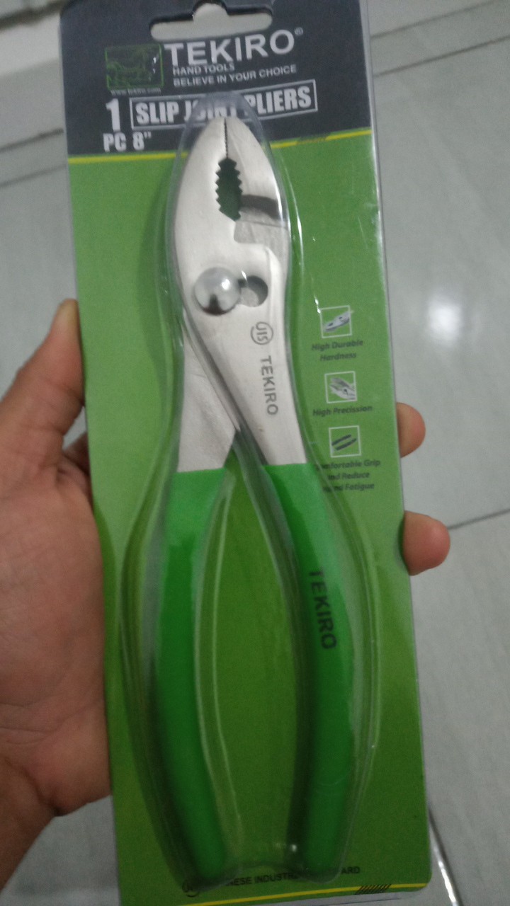 Tang Bongkar Pasang 6 ~ 8 Inch / Slip Joint Pliers Tekiro ( Jepit / Bengkok / Patah )