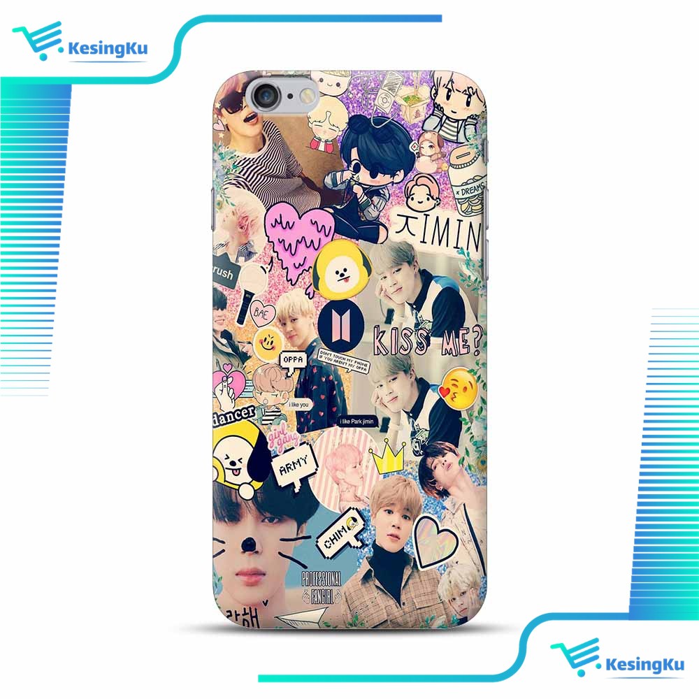 KesingKu Custom Case hp BTS BT21 IPHONE X IPHONE XS IPHONE XS MAX IPHONE XR 5/5S/SE 5C 6/6S 6+/6S+