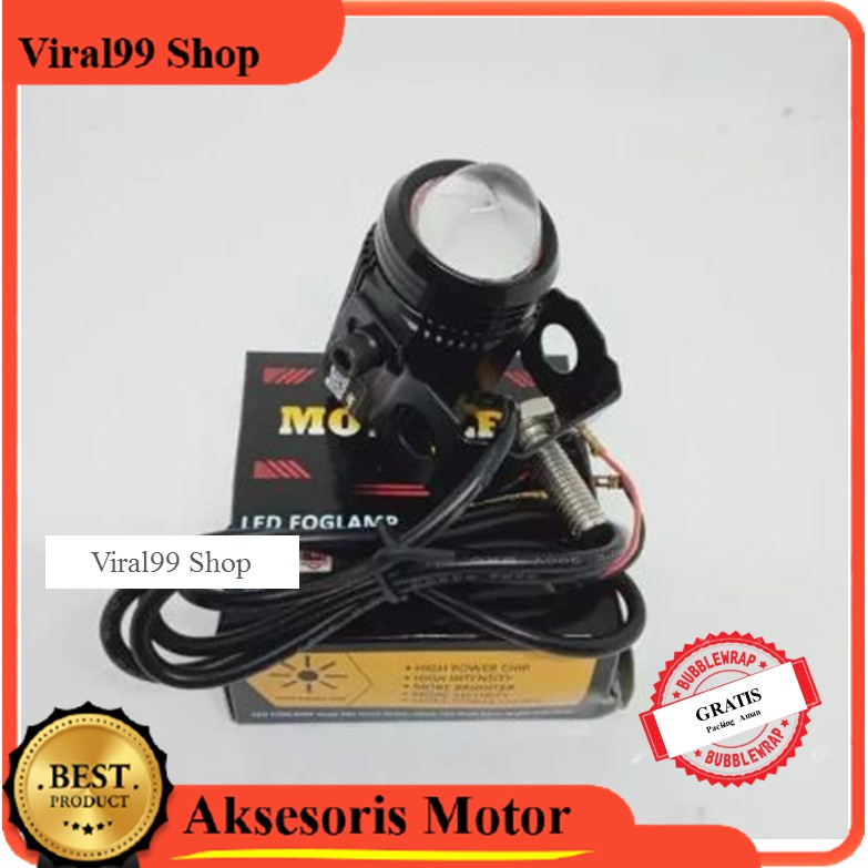 Lampu Tembak Motor D2 Laser Led Foglamp Moto Led lite & Premium Super Terang
